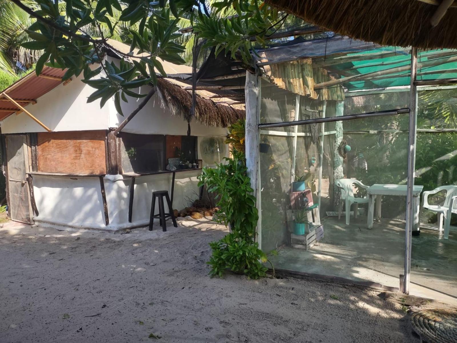 Lunazul Eco-Cabana Frente Al Mar มาอาอวล ภายนอก รูปภาพ